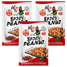 關公麻辣花生, 3個, 100g