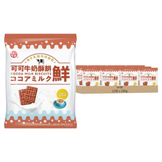 中祥 可可牛奶酥餅, 280g, 12袋