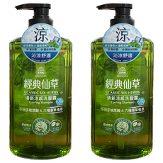 美吾髮 經典仙草 清新涼感洗髮露, 700ml, 2瓶