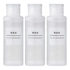 MUJI 無印良品 台灣公司貨 除光液, 100ml, 3件