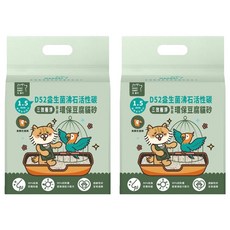 MAODAY 毛商行 D52 益生菌沸石活性碳豆腐砂 貓/禽鳥適用 6L, 2包, 2.5kg, 無香