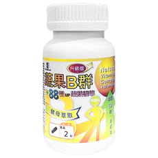 BioBank 大金宏醫 88種蔬果酵素B群升級版, 1罐, 60顆, 增強體力, 調整體質