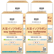 AJIOU 日本味王 大豆異黃酮, 30顆, 450mg, 4盒