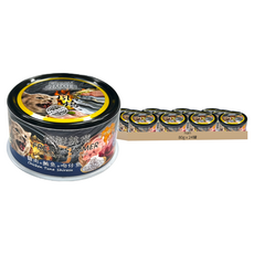 FRESH SIMMER 頂燒 極鮮黑金貓罐, 雞 + 鮪 + 吻仔魚, 80g, 24罐