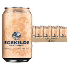 ROYAL UNIBREW EGEKILDE水蜜桃香氛氣泡礦泉水 x 24罐/組, 330ml