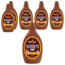 HERSHEY’S 好時 焦糖風味糖漿, 美國第一大品牌, 香醇濃郁, 各大知名冰品專賣店指定使用, 623g, 6瓶