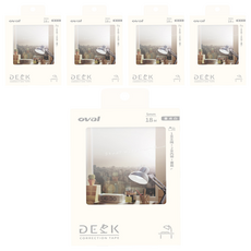 oval 歐文 書桌系列按鍵替換修正帶 QSR-506, 書桌白, 5個