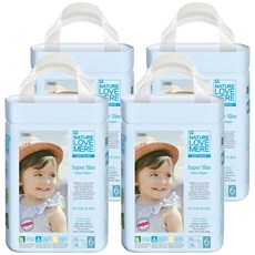 NATURE LOVE MERE Super Slim 超薄褲型尿布 13kg以上, XXL, 72片