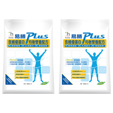 易而善 易膳PLUS含纖優蛋白均衡營養配方, 2包, 2kg