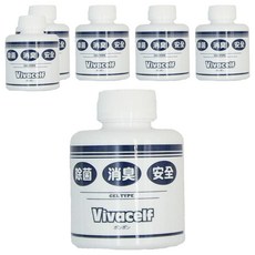 台灣虎牌 Vivacelf 除菌消臭安全置放瓶, 160g, 6瓶, 不適用