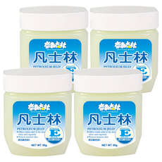 奈森克林 凡士林, 維生素E添加, 滋養乾燥肌膚, 90g, 4罐