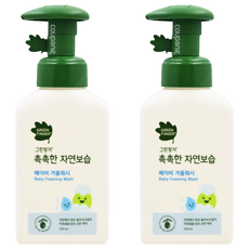 GREEN FINGER 綠手指 嬰幼兒沐浴泡泡慕斯, 細緻柔軟泡沫 溫和潔淨肌膚, 320ml, 2瓶