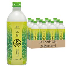 JA Foods Oita 九州綠茶, 490ml, 24個