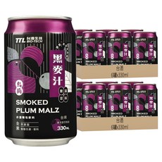 台酒 烏梅黑麥汁, 330ml, 12罐