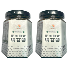 藻作坊 昆布佃煮海苔醬 190g 拌飯佐餐 素食, 2罐