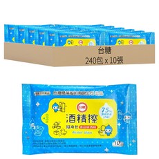 台糖 酒精擦隨身包, 1入, 240包