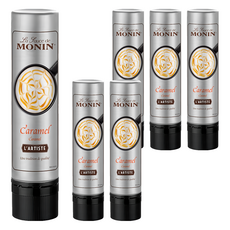 MONIN 莫寧 藝術家淋醬筆 焦糖風味, 6瓶, 150ml