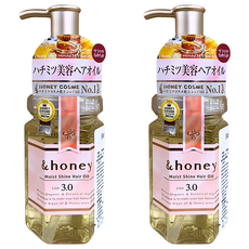 &honey Melty 亮澤保濕護髮油 仙女玫瑰蜂蜜香味3.0, 100ml, 2瓶