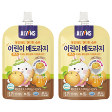 ALVINS 愛彬思 水梨桔梗汁 100%原液 無添加水、糖、人工添加物, 80ml, 2包