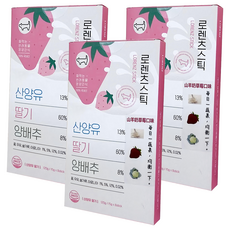 LORENZ 天然蔬果泥寵物用 120g (15g x 8入), 草莓山羊奶, 3盒