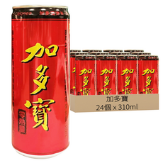 加多寶 涼茶 零熱量, 24個, 310ml