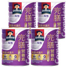 QUAKER 桂格 完膳 完膳營養素 糖尿病穩健配方, 900g, 4罐