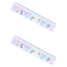 sun-star 卡通直尺 15cm, 迪士尼夢幻公主, 2支