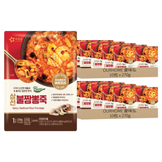 OURHOME 火辣炒碼海鮮粥 270g (1人份) 可微波爐加熱, 20包