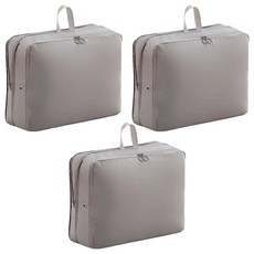 雙拉鍊壓縮收納袋 中, 3個