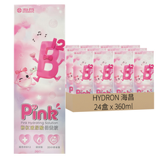 HYDRON 海昌 粉紅玻尿酸保養液, 360ml, 24盒
