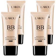 LAIKOU萊蔻 多效修護隔離BB霜 50g, 02象牙色, 打造輕薄透氣自然裸妝, 4條