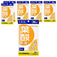 DHC 葉酸 30日份 Set, 補充多種維生素B, 維持健康與美麗, 每日一粒 養顏美容, 30顆, 150mg, 6包