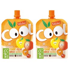 ViTABiO 生機優鮮果 蘋果 + 蜜桃 + 杏桃, 90g, 2包