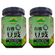 味榮 有機濕豆鼓, 黑豆天然發酵古法釀製, 素食可用, 200g, 2罐