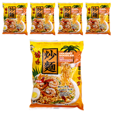 旺旺 浪味炒麵 南洋風味 80g, 5包
