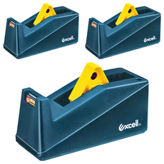 Excell 桌上型大膠台 ET-191 適用膠帶：1吋及3吋雙管芯設計, 3台