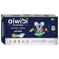 aiwibi 愛薇彼 夜用甄柔瞬吸 黏貼型尿布 12~17kg, XL, 42片