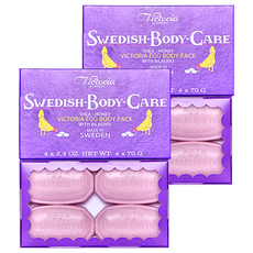 Victoria SWEDEN 瑞典山桑子蛋白面膜皂 70g 4入組, 280g, 2盒
