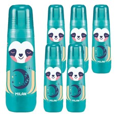 MILAN 360o 零死角修正帶 樹懶抱抱, 土耳其綠, 6個