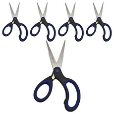 鋒銳C0010不沾膠萬用剪6吋, 黑色, 5入