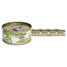 vosto 沃司托 犬用 肉食無穀罐, 純雞肉 + 乳酸鈣, 80g, 24罐, 純雞肉 + 乳酸鈣