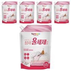 Tamsaa 精緻衣物洗衣精補充包, 5包, 1.5L