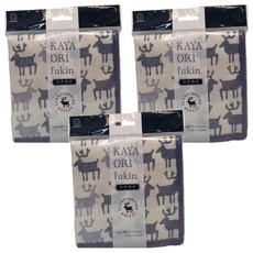 小久保 馴鹿 多用途北歐風清潔抹布 3入 廚房用品, 1包