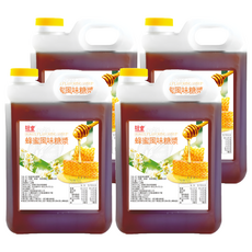 尋蜜趣 蜂蜜風味糖漿,4桶,3kg