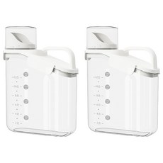 小麥購物 食品級手提密封罐 L2277 米灰色 2L, 2個