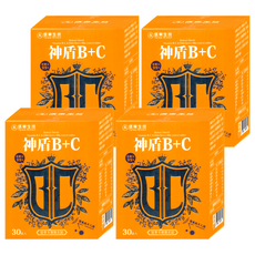 信東生技 神盾B+C接骨木莓膜衣錠, 30顆, 4盒