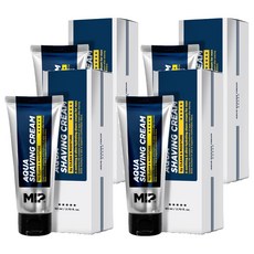 MIP 保濕刮鬍膏, 清潔保濕配方, 80ml, 4條