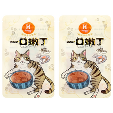 Hyperr 超躍 一口嫩丁貓咪手作零食, 2包, 25g, 南極磷蝦雞肉丁