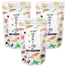 元氣家 帶殼葵瓜子，特大，低溫烘焙，年節必備，健康美味, 200g, 3包