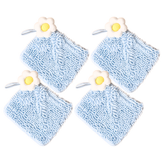 雞蛋花擦手巾 25 x 25cm 柔軟吸水 廚房浴室擦手巾, 4條